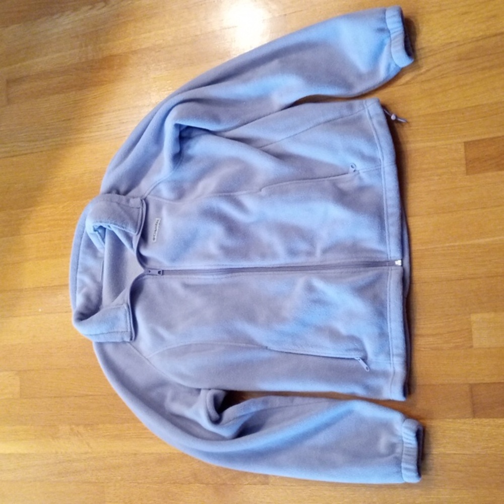 Columbia Light Periwinkle Full Zip Jacket Women's XL